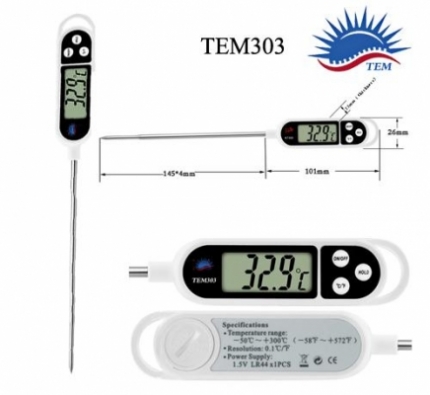 ترمومتر پرتابل دیجیتال میله ای مدل: TEM 303